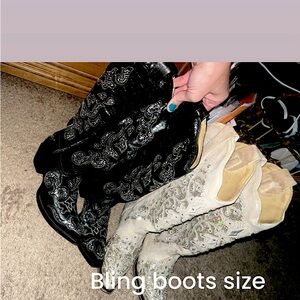 Corral boots cream boots size 6.5